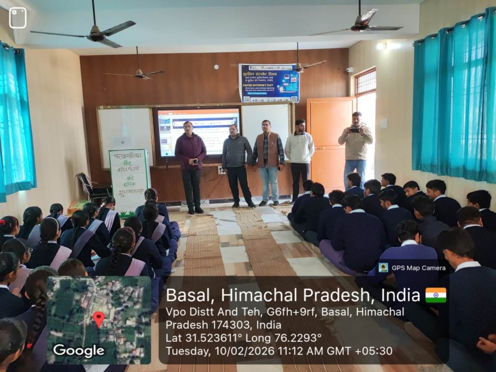बसाल में साइबर और डिजिटल सुरक्षा पर जागरूकता कार्यशाला आयोजित